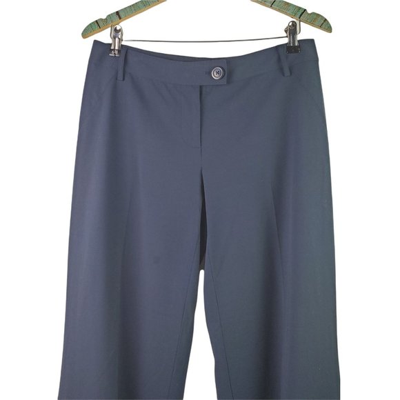 Cabi Wide Leg Elegant 9-5 Work Trouser Navy Blue Pant Sz 6 - Picture 4 of 8